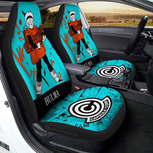Bulma Car Seat Covers Custom Manga Color Style - Gearcarcover - 1
