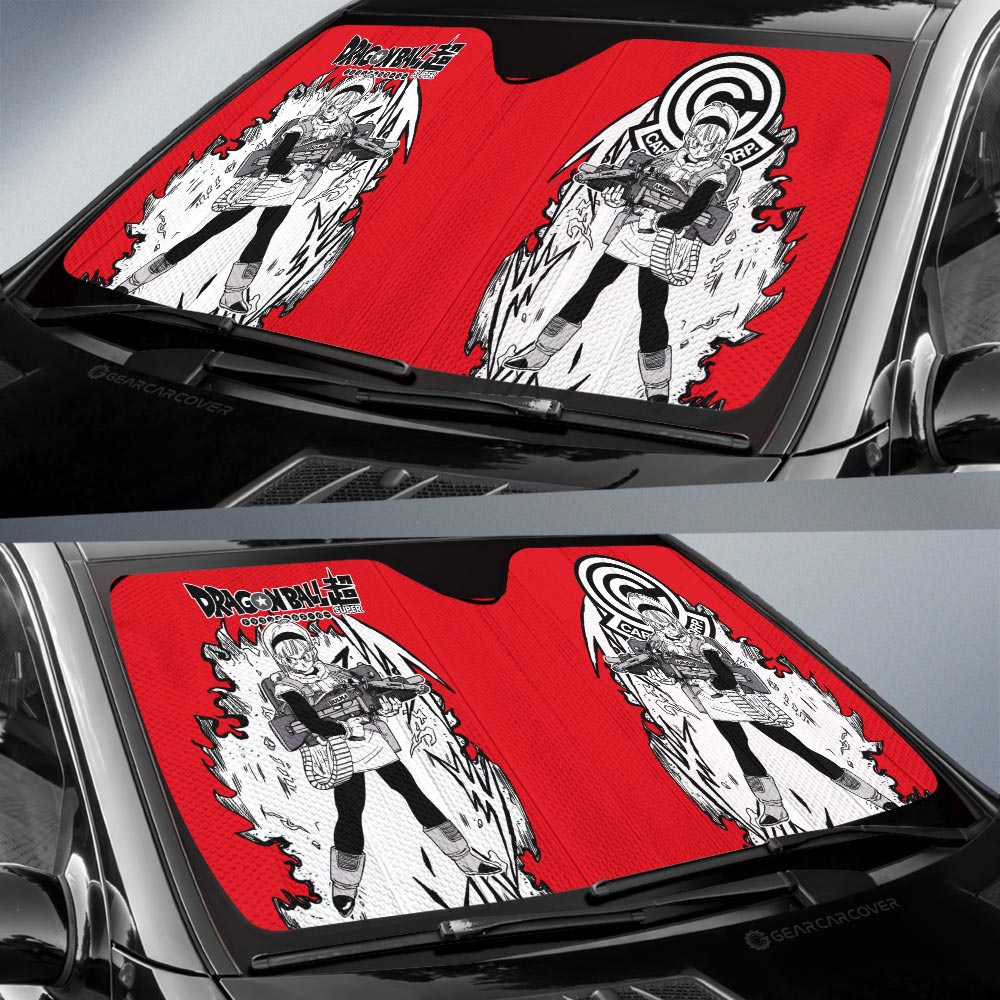 Bulma Car Sunshade Custom Car Accessories Manga Style - Gearcarcover - 2