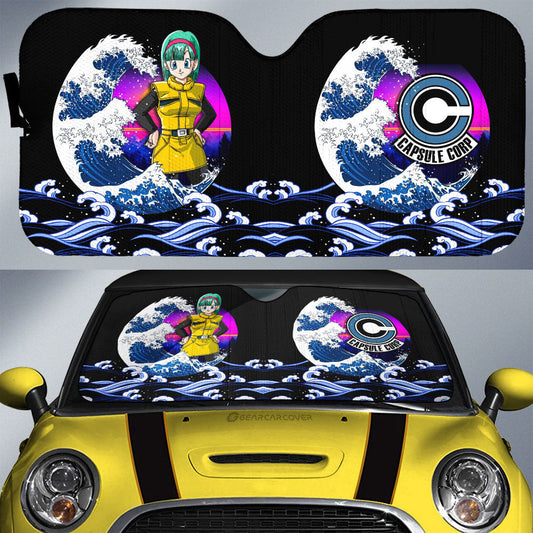 Bulma Car Sunshade Custom Dragon Ball Car Interior Accessories - Gearcarcover - 1