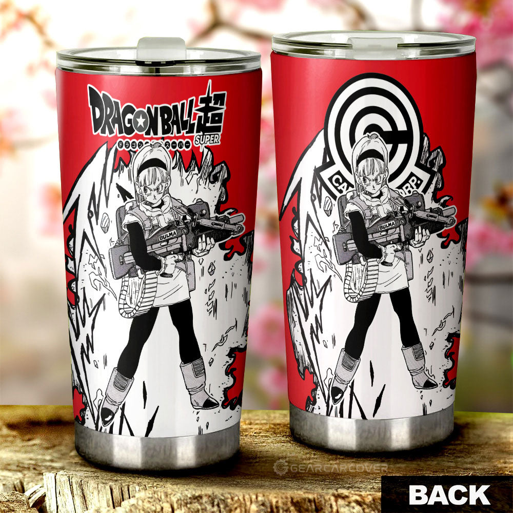 Bulma Tumbler Cup Custom Car Accessories Manga Style - Gearcarcover - 3