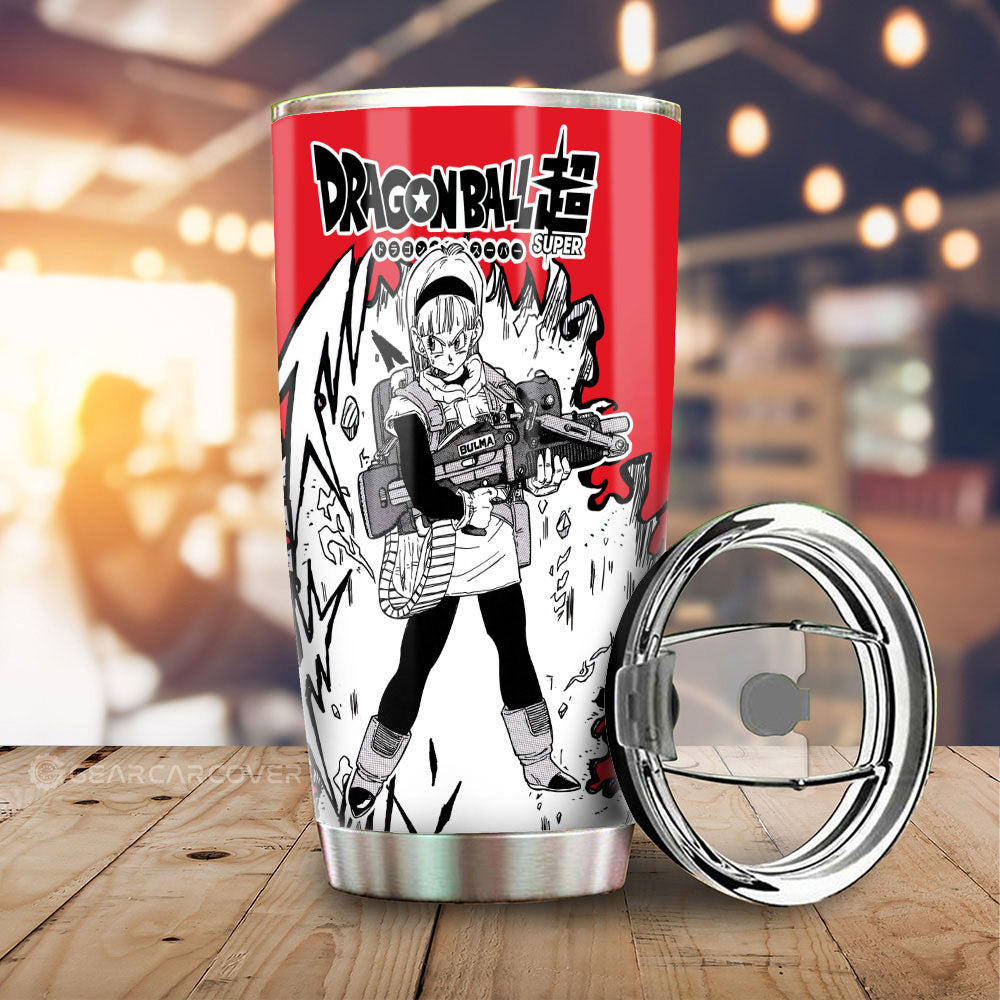 Bulma Tumbler Cup Custom Car Accessories Manga Style - Gearcarcover - 1