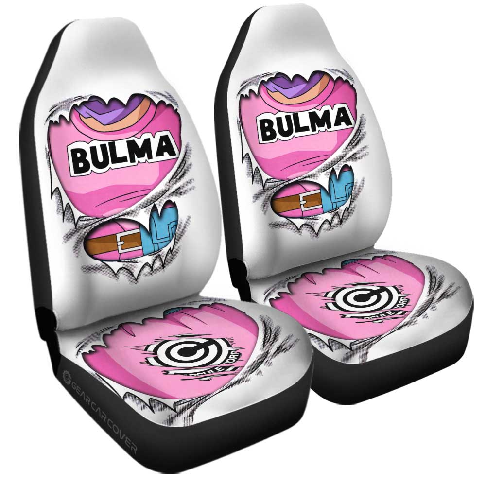 Bulma Uniform Car Seat Covers Custom - Gearcarcover - 3