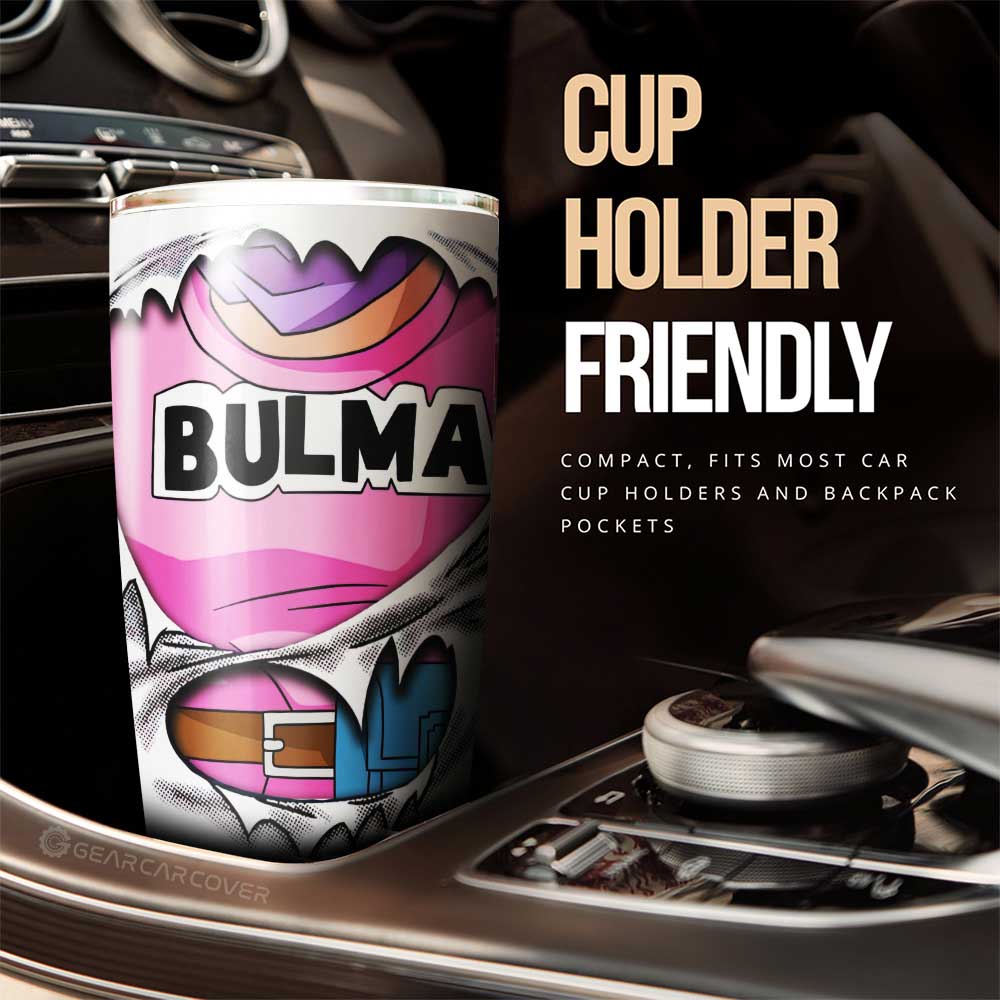 Bulma Uniform Tumbler Cup Custom - Gearcarcover - 2