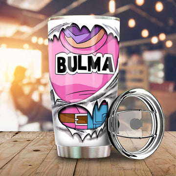 Bulma Uniform Tumbler Cup Custom - Gearcarcover - 1