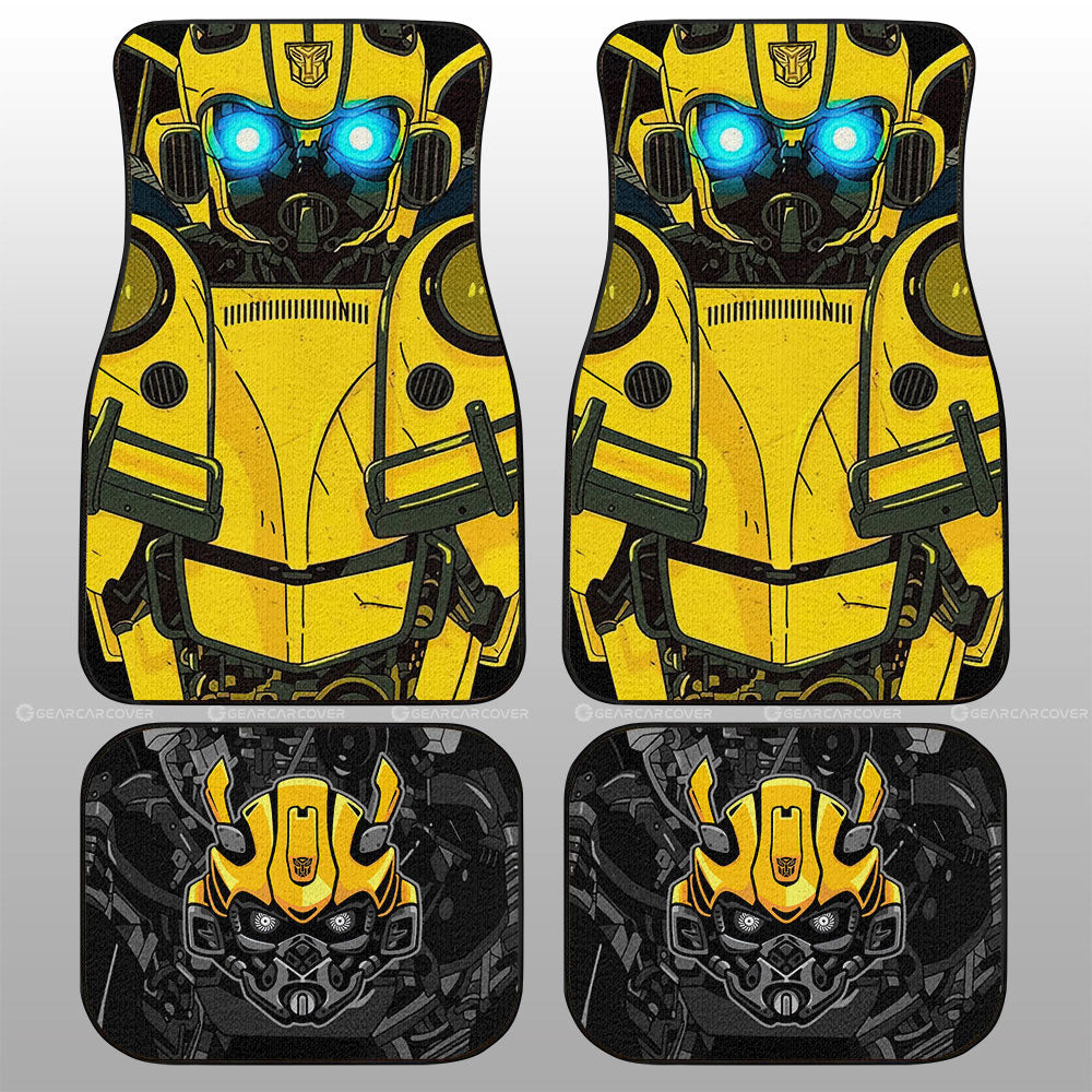 Bumblebee Car Floor Mats Custom Transformer Car Accessories - Gearcarcover - 1