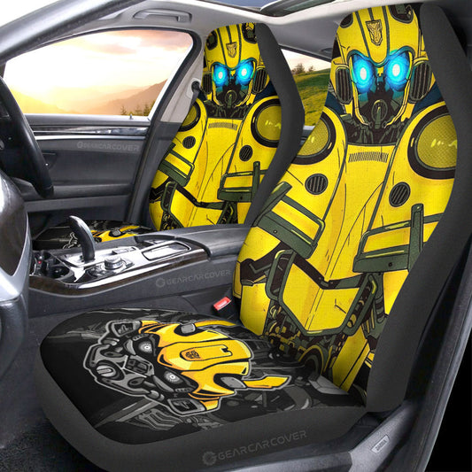 Bumblebee Car Seat Covers Custom Transformer Car Accessories - Gearcarcover - 1