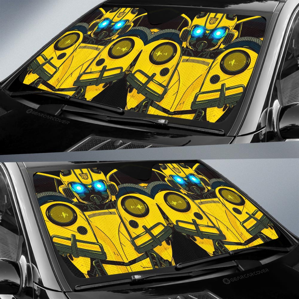 Bumblebee Car Sunshade Custom Transformer Car Accessories - Gearcarcover - 2
