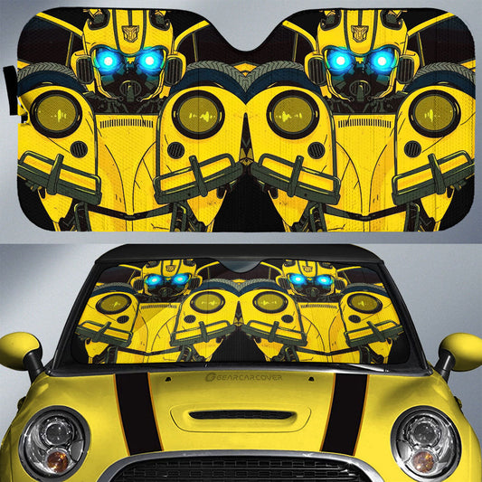 Bumblebee Car Sunshade Custom Transformer Car Accessories - Gearcarcover - 1