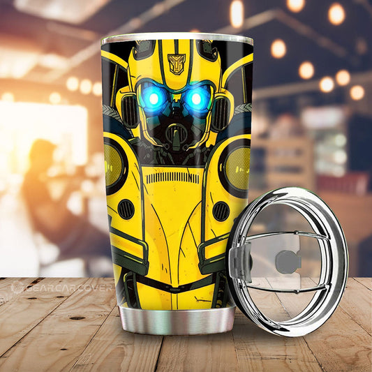 Bumblebee Tumbler Cup Custom Transformer Car Accessories - Gearcarcover - 1