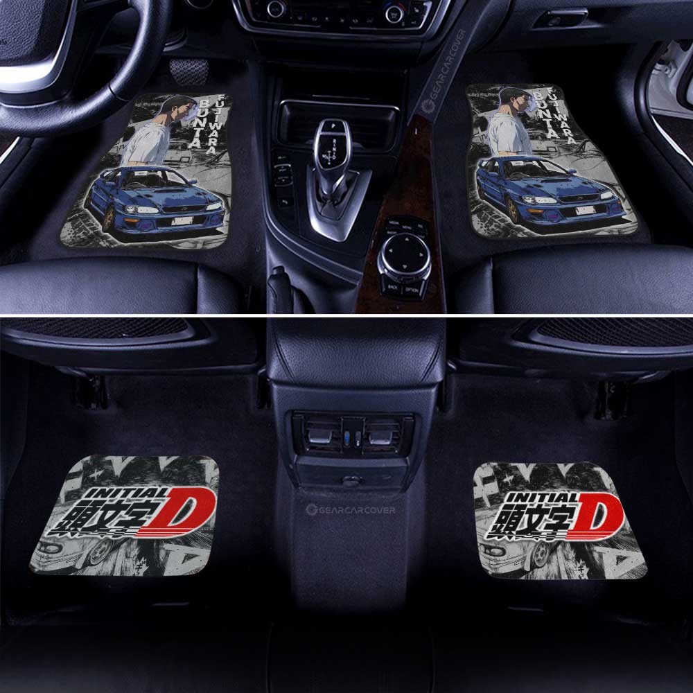 Bunta Fujiwara Car Floor Mats Custom Car Accessories - Gearcarcover - 3