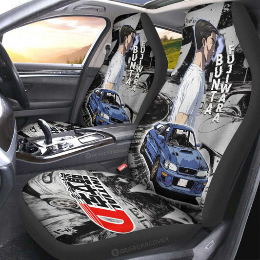 Bunta Fujiwara Car Seat Covers Custom Initial D Anime Car Accessories - Gearcarcover - 2