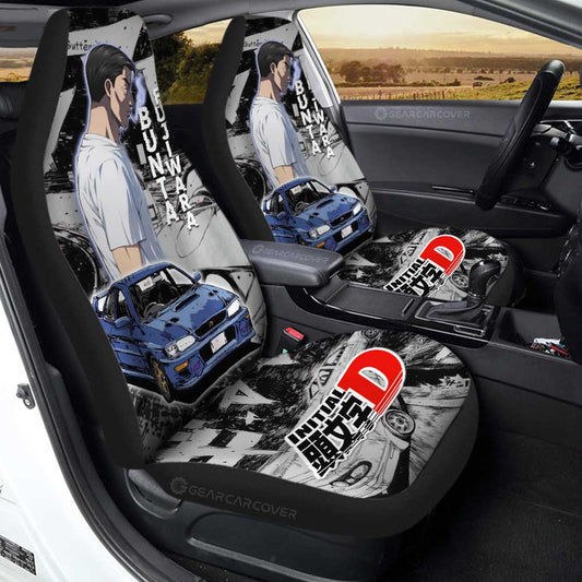 Bunta Fujiwara Car Seat Covers Custom Initial D Anime Car Accessories - Gearcarcover - 1