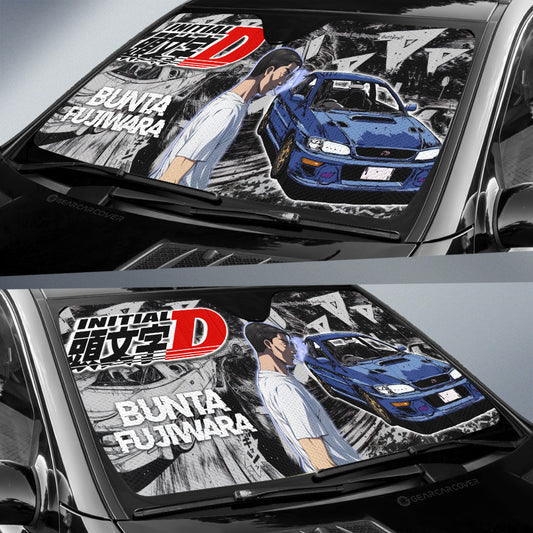 Bunta Fujiwara Car Sunshade Custom Car Accessories - Gearcarcover - 2