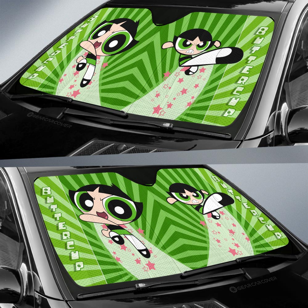 Buttercup The Powerpuff Girls Car Sunshade Custom Car Accessories - Gearcarcover - 2