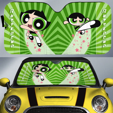 Buttercup The Powerpuff Girls Car Sunshade Custom Car Accessories - Gearcarcover - 1