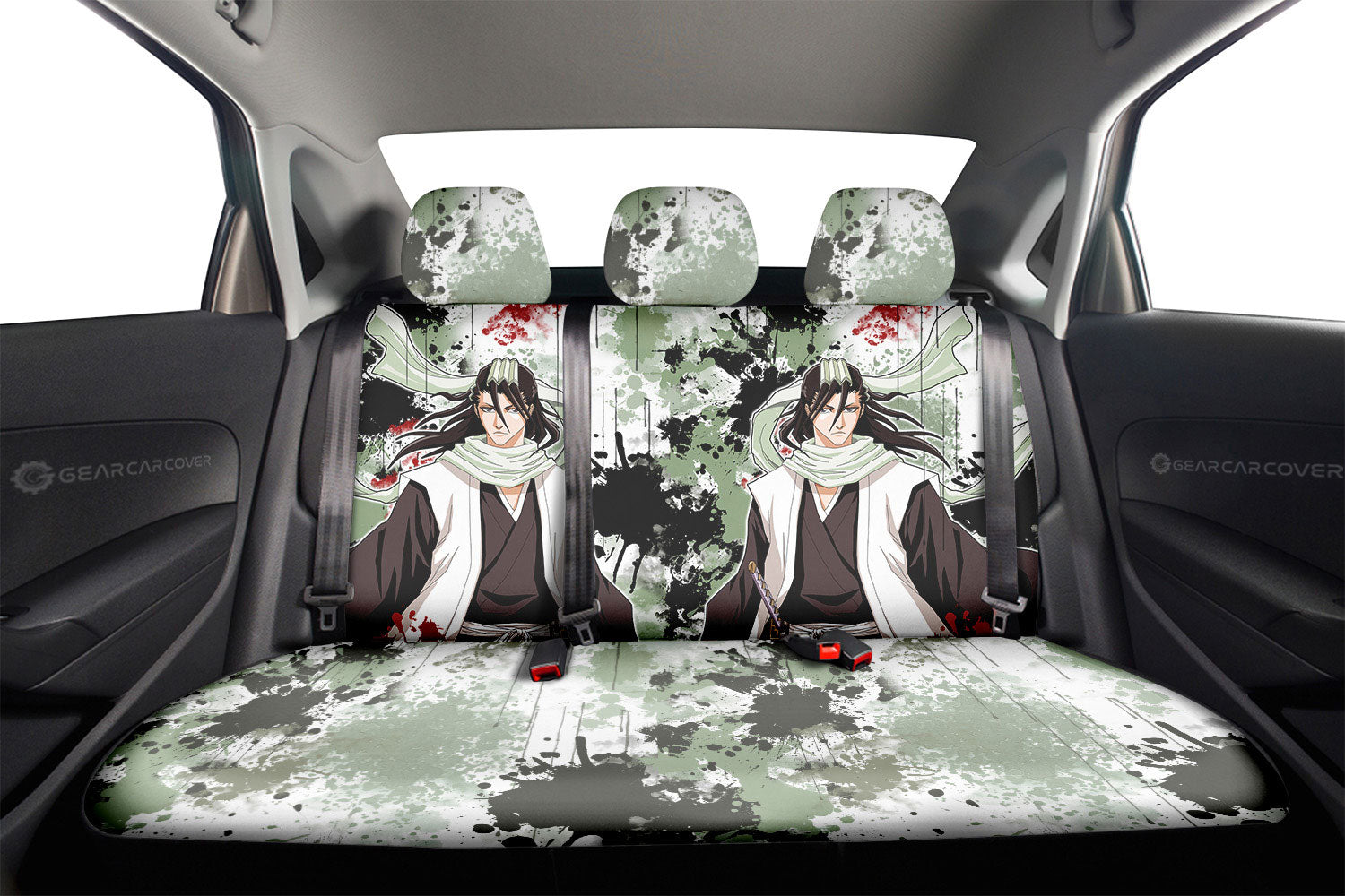 Byakuya Kuchiki Car Back Seat Covers Custom Car Accessories - Gearcarcover - 2