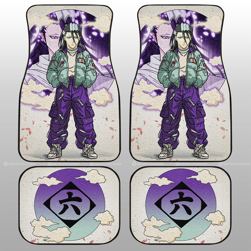 Byakuya Kuchiki Car Floor Mats Anime Collection - Gearcarcover - 1