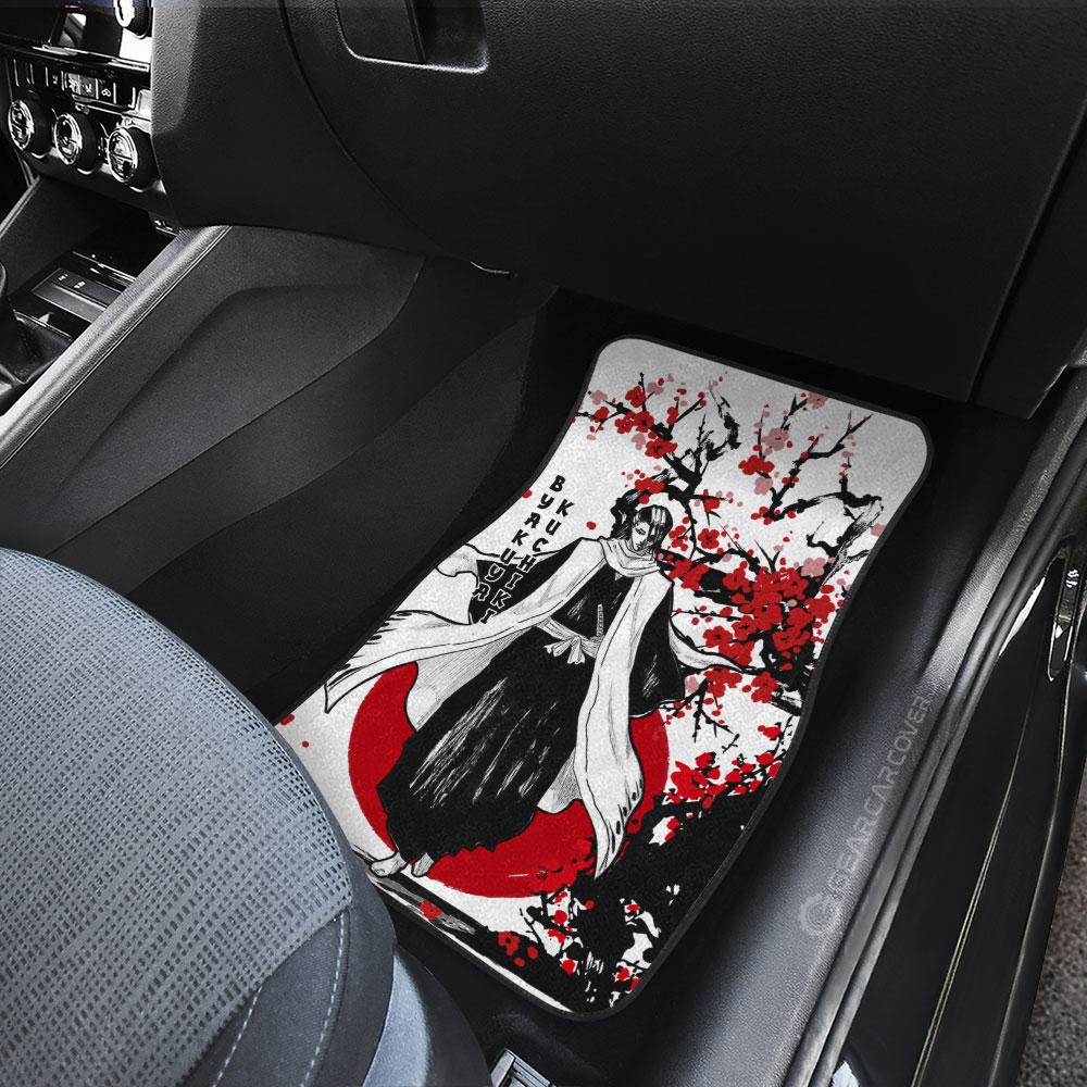 Byakuya Kuchiki Car Floor Mats Custom Japan Style Bleach Car Interior Accessories - Gearcarcover - 4