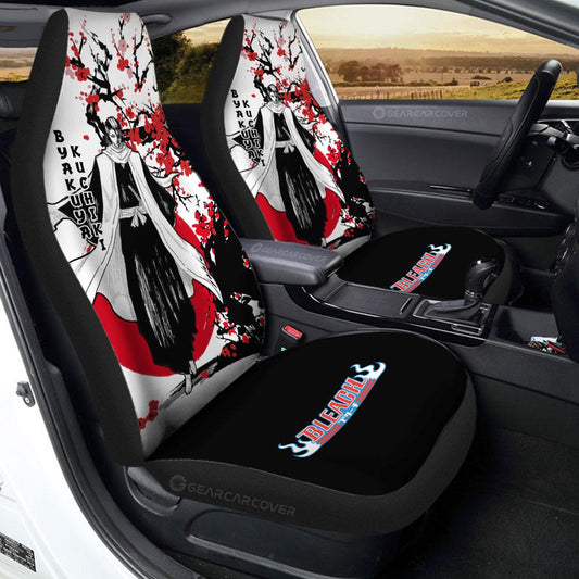 Byakuya Kuchiki Car Seat Covers Custom Japan Style Bleach Car Interior Accessories - Gearcarcover - 1