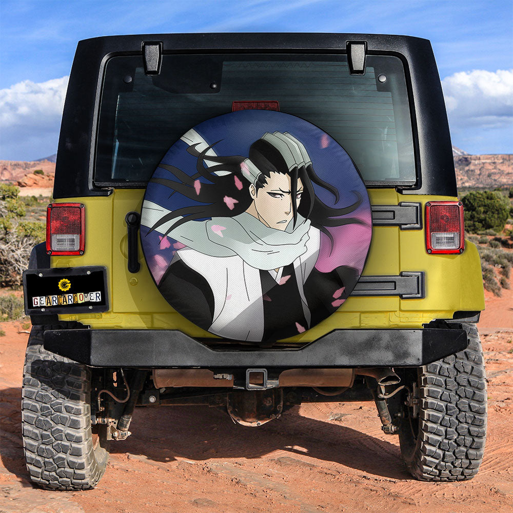 Byakuya Kuchiki Spare Tire Covers Custom Bleach Car Accessories - Gearcarcover - 3