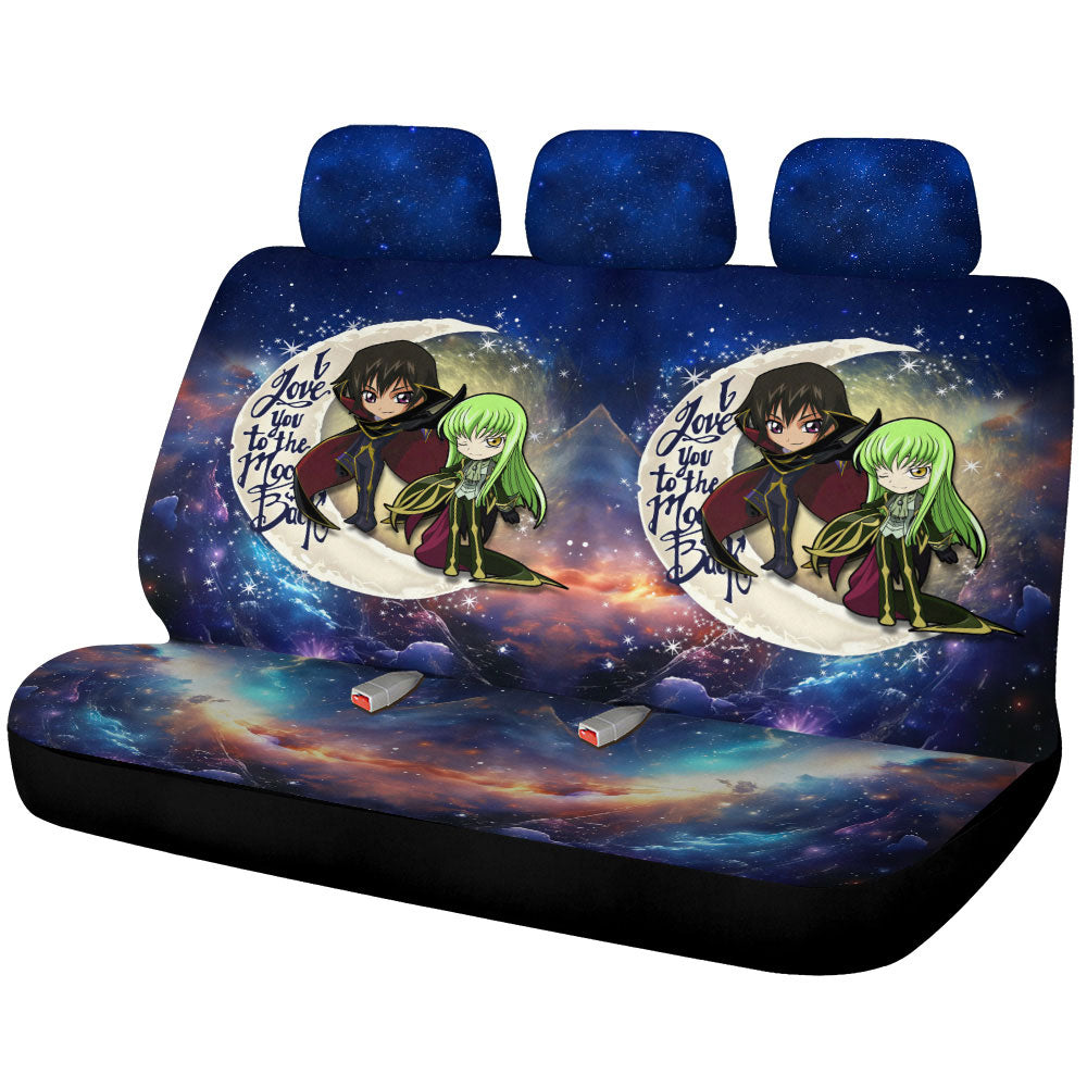 CC And Lelouch Car Back Seat Covers Custom Car Accessories - Gearcarcover - 1