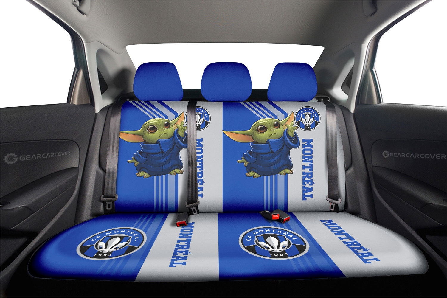 CF Montréal Car Back Seat Covers Custom Car Accessories - Gearcarcover - 2