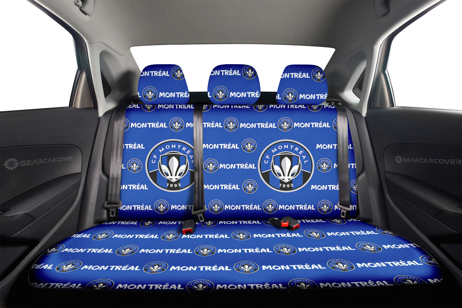 CF Montréal Car Back Seat Covers Sporty Team Collection - Gearcarcover - 2