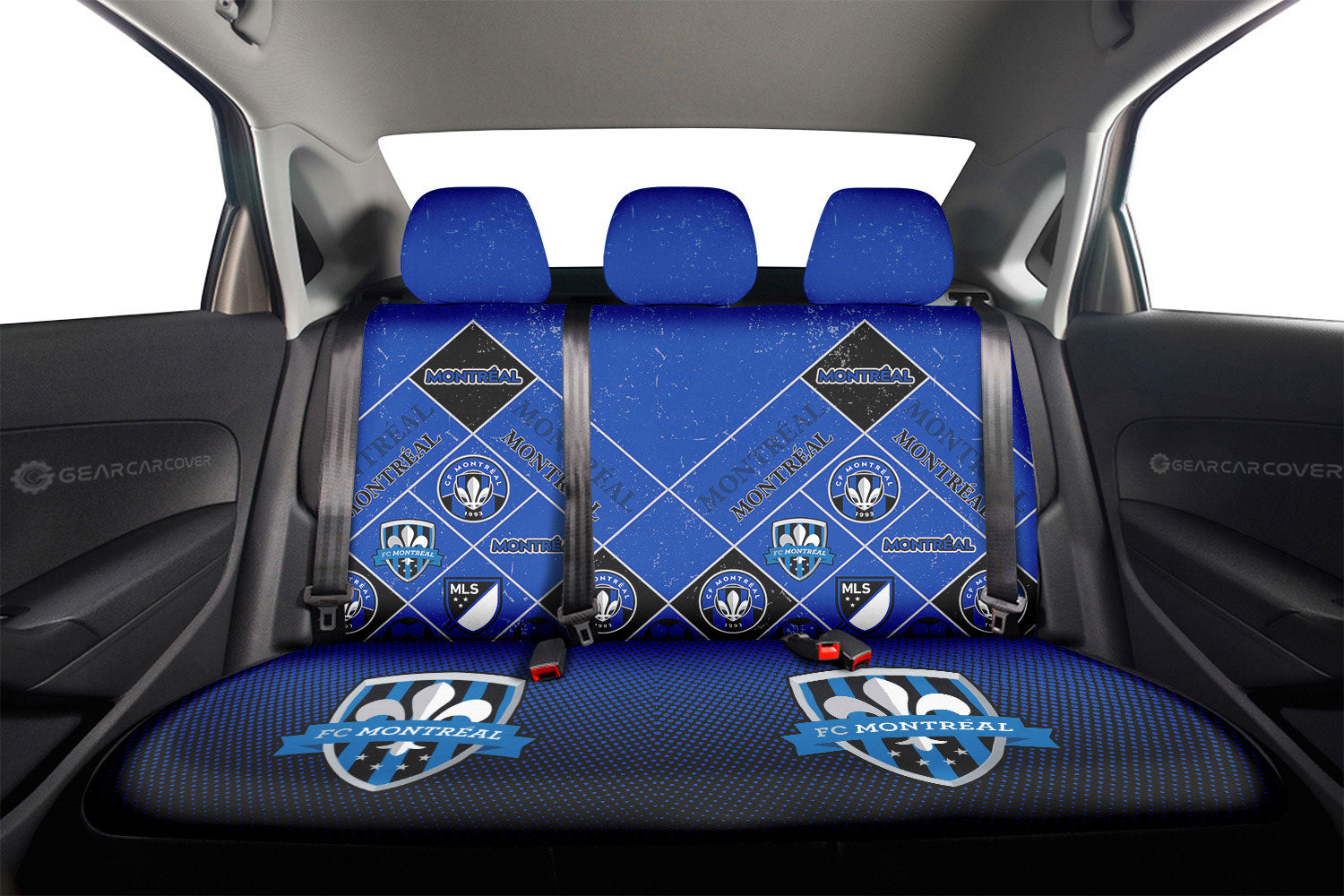 CF Montréal Car Back Seat Covers Sporty Team Collection - Gearcarcover - 2