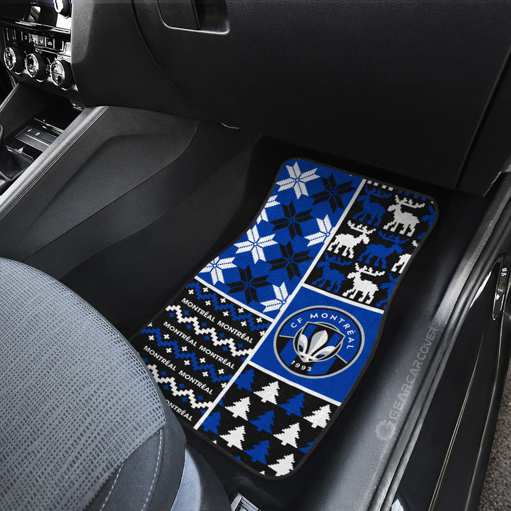 CF Montréal Car Floor Mats Custom Ugly Style Car Accessories - Gearcarcover - 3