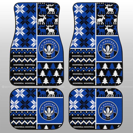 CF Montréal Car Floor Mats Custom Ugly Style Car Accessories - Gearcarcover - 1