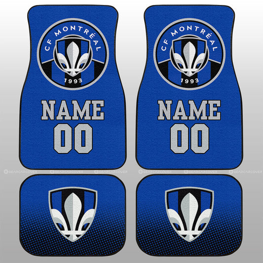 CF Montréal Car Floor Mats Sporty Team Collection - Gearcarcover - 1