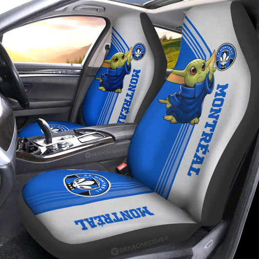 CF Montréal Car Seat Covers Baby Yoda Car Accessories - Gearcarcover - 1