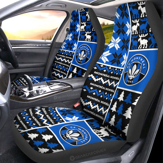 CF Montréal Car Seat Covers Custom Ugly Style Car Accessories - Gearcarcover - 1