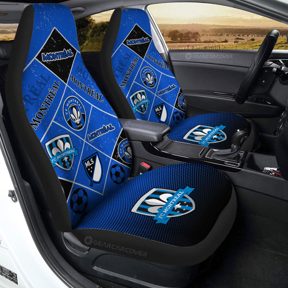 CF Montréal Car Seat Covers Sporty Team Collection - Gearcarcover - 2