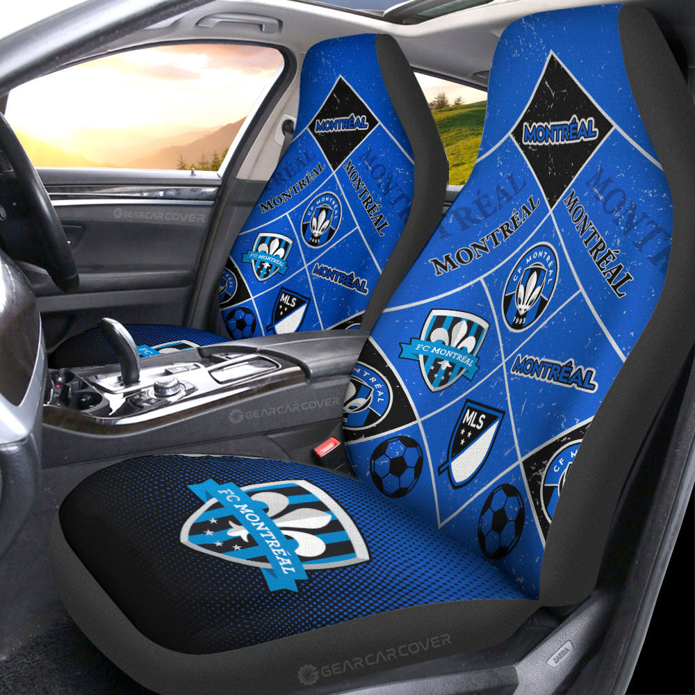 CF Montréal Car Seat Covers Sporty Team Collection - Gearcarcover - 1