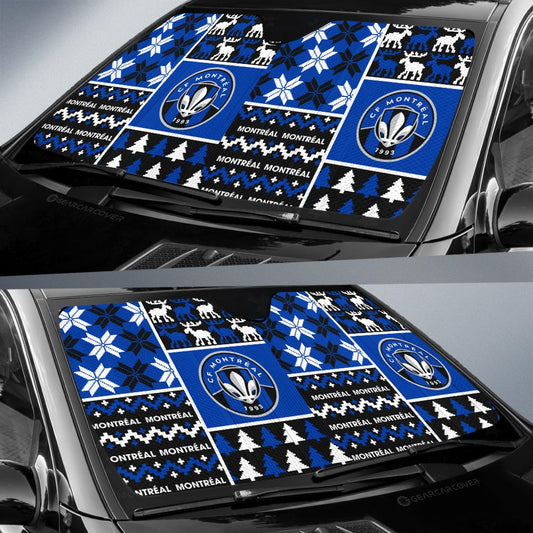 CF Montréal Car Sunshade Custom Ugly Style Car Accessories - Gearcarcover - 2