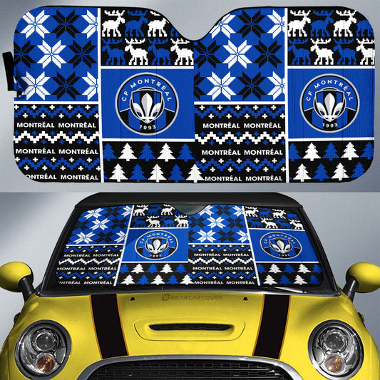 CF Montréal Car Sunshade Custom Ugly Style Car Accessories - Gearcarcover - 1