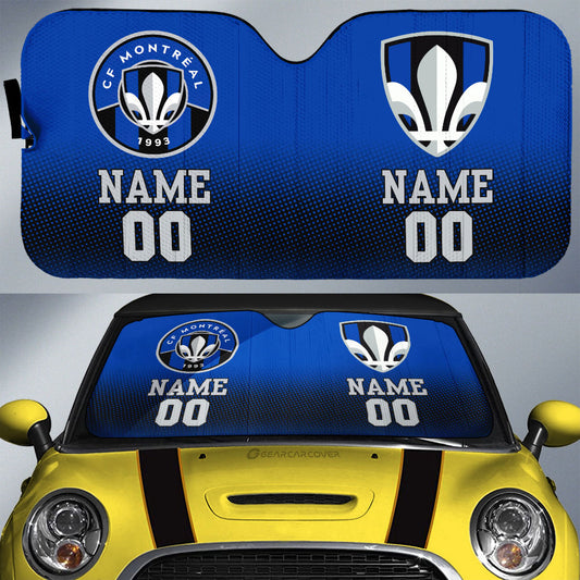 CF Montréal Car Sunshade Sporty Team Collection - Gearcarcover - 1