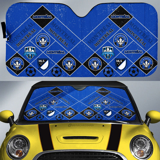 CF Montréal Car Sunshade Sporty Team Collection - Gearcarcover - 1