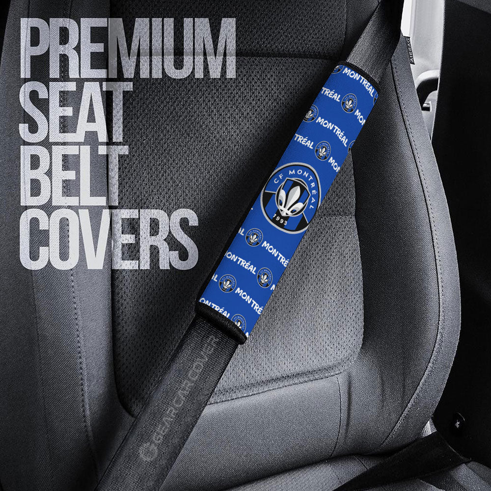 CF Montréal Seat Belt Covers Sporty Team Collection - Gearcarcover - 3