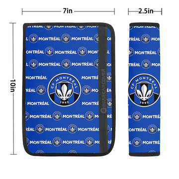 CF Montréal Seat Belt Covers Sporty Team Collection - Gearcarcover - 1