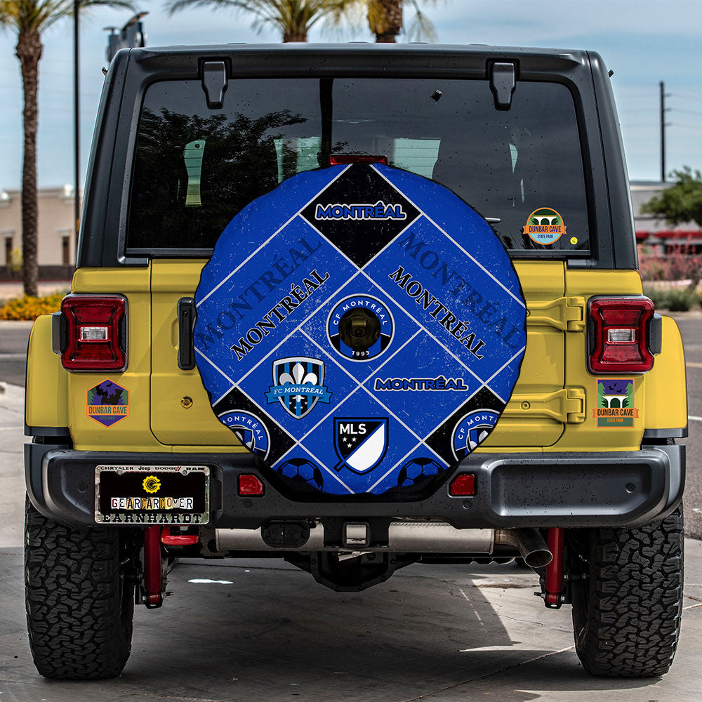 CF Montréal Spare Tire Covers Camera Hole Sporty Team Collection - Gearcarcover - 2