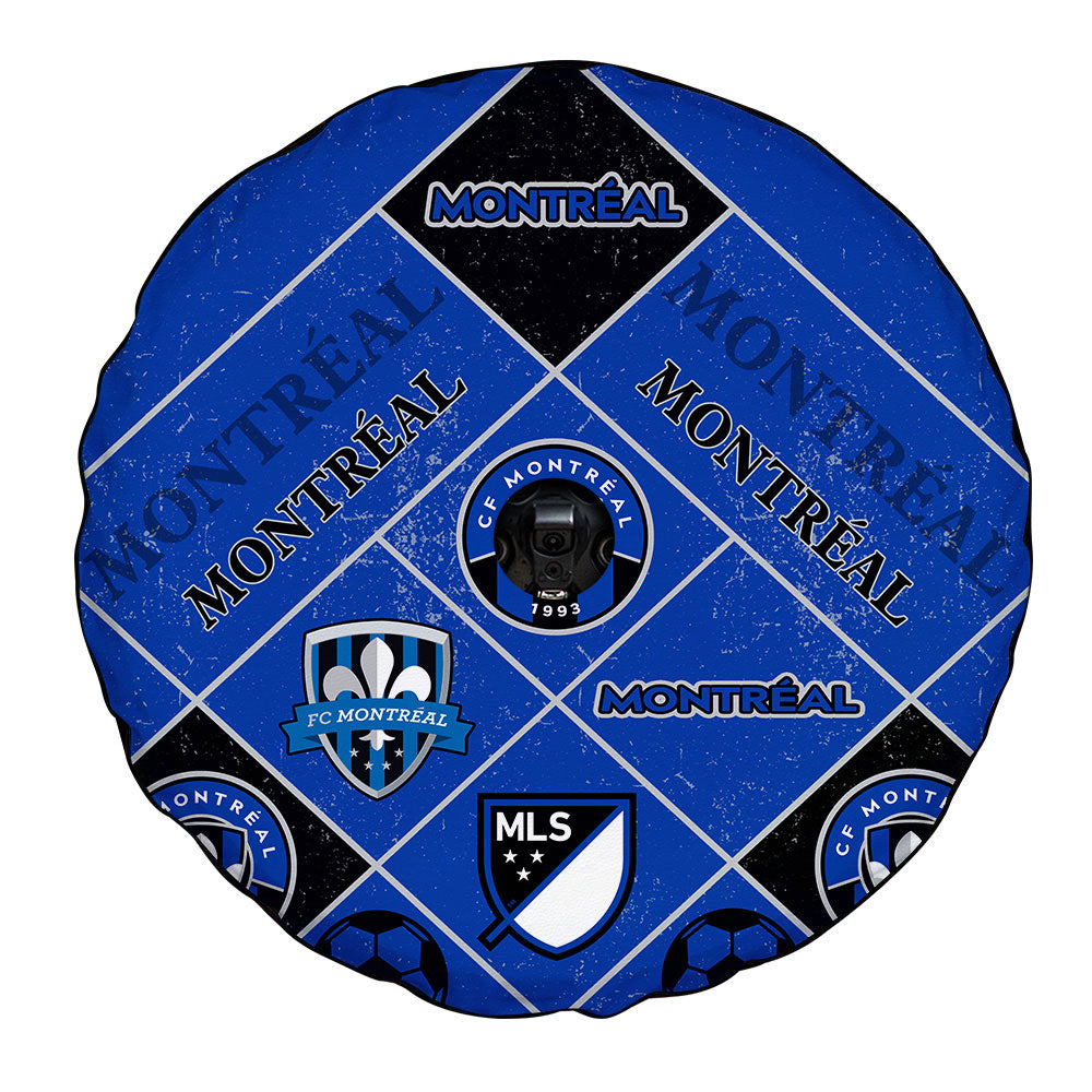 CF Montréal Spare Tire Covers Camera Hole Sporty Team Collection - Gearcarcover - 4