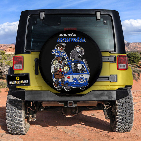 CF Montréal Spare Tire Covers Horror Characters Car Accessories - Gearcarcover - 2