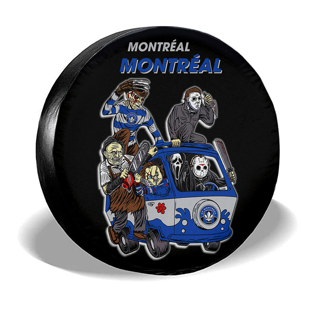 CF Montréal Spare Tire Covers Horror Characters Car Accessories - Gearcarcover - 3