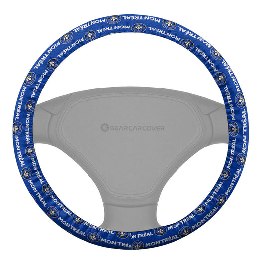 CF Montréal Steering Wheel Cover Sporty Team Collection - Gearcarcover - 2