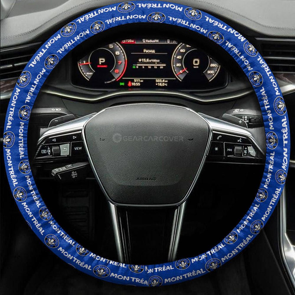 CF Montréal Steering Wheel Cover Sporty Team Collection - Gearcarcover - 3