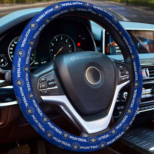 CF Montréal Steering Wheel Cover Sporty Team Collection - Gearcarcover - 1