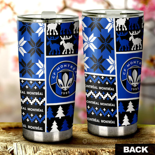 CF Montréal Tumbler Cup Custom Ugly Style Car Accessories - Gearcarcover - 2