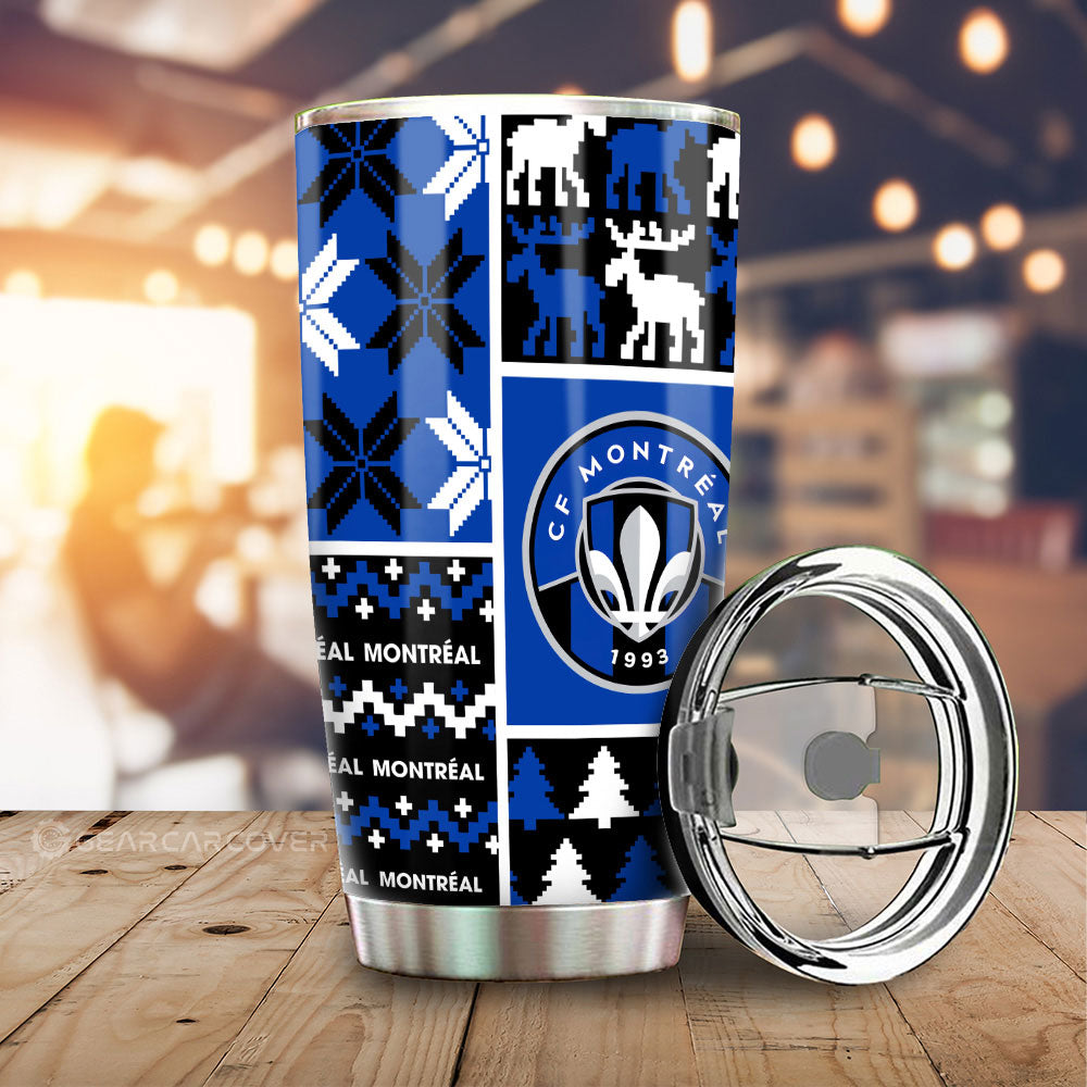 CF Montréal Tumbler Cup Custom Ugly Style Car Accessories - Gearcarcover - 1